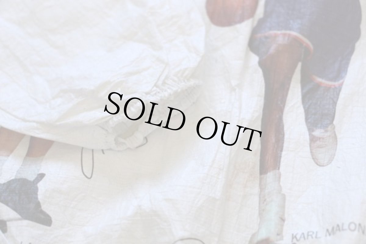 画像6: 90s USA製 1992オリンピック バスケット 全面プリント ペーパージャケット S (6)