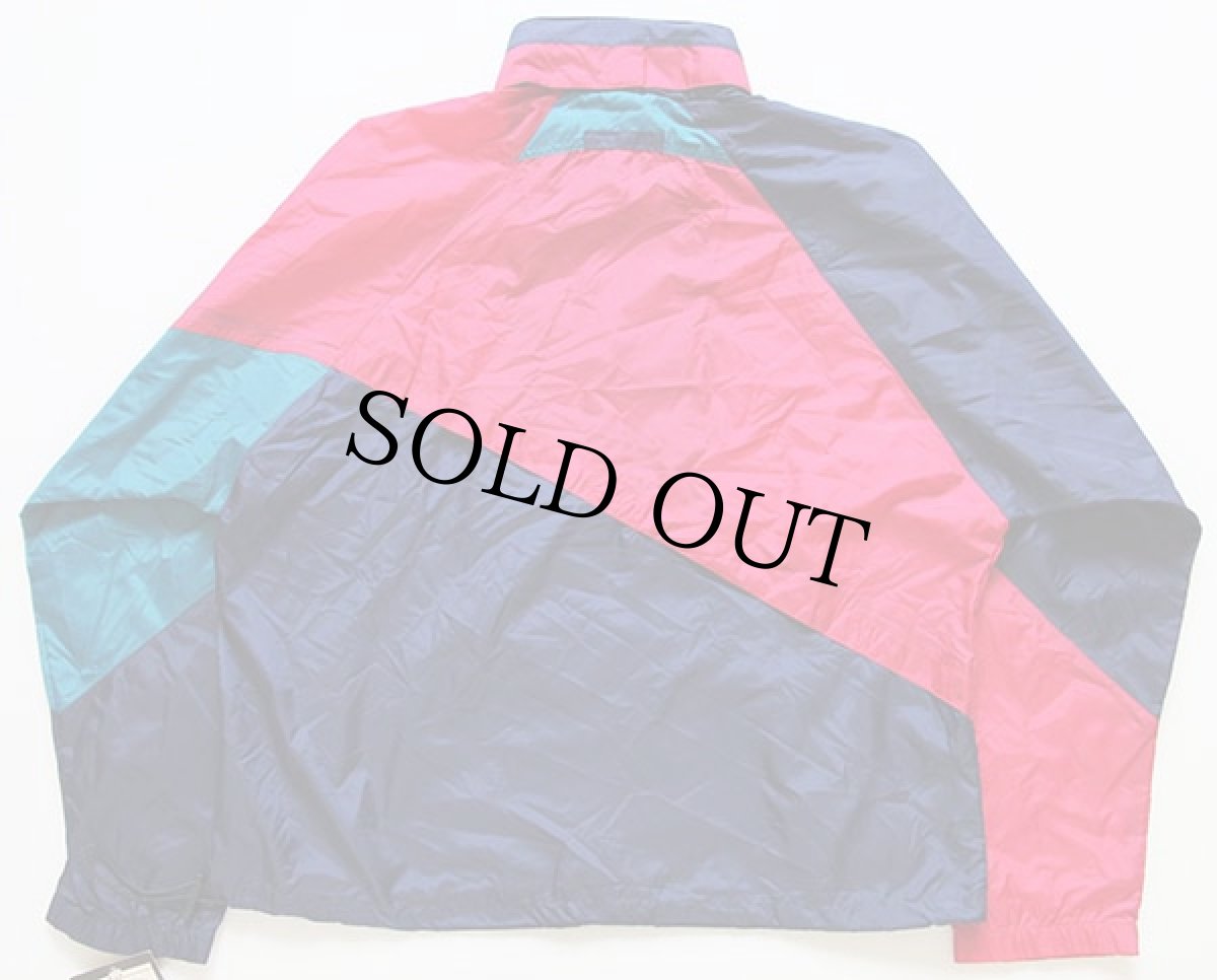 画像2: デッドストック★90s NIKEナイキ マルチカラー 切り替え ナイロンジャケット M (2)