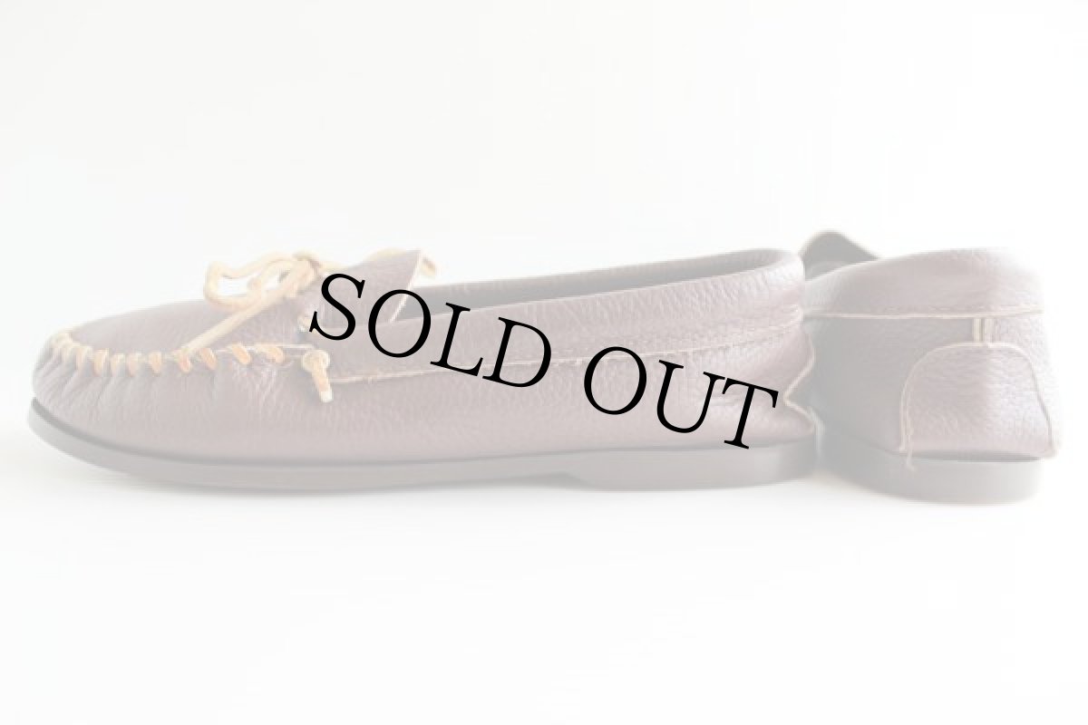 画像2: MINNETONKAミネトンカ モカシン レザーシューズ 茶 (2)