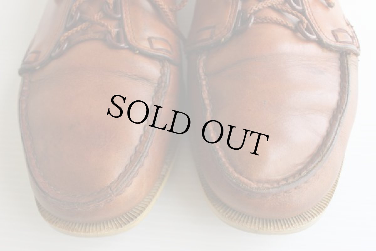 画像6: 80s NIKEナイキ モカシン レザーシューズ 茶 9 (6)