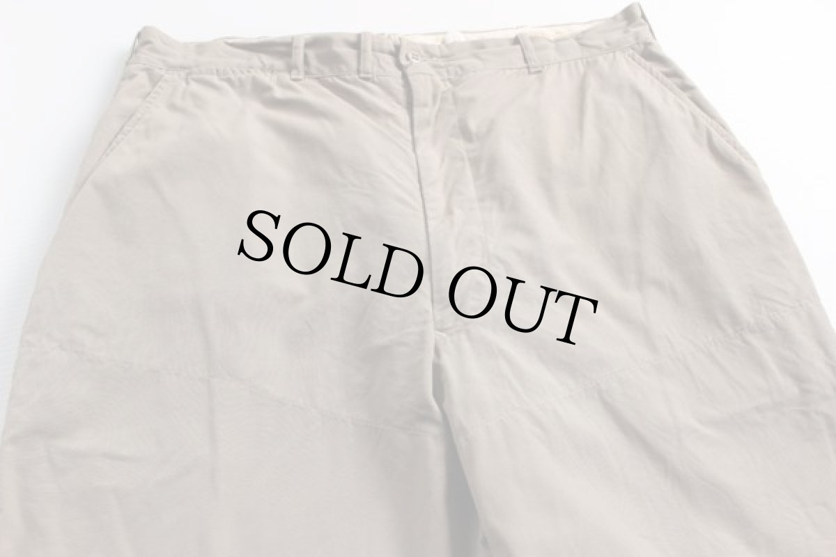 画像2: 60s Gokeyゴーキー コットンポプリン ハンティングパンツ w36 (2)