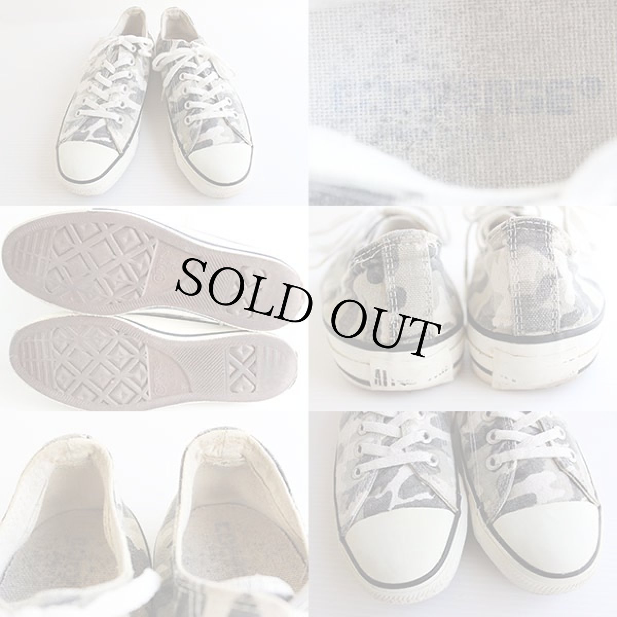 画像3: 90s USA製 CONVERSEコンバース ALL STARオールスター Low 迷彩柄 7.5 (3)