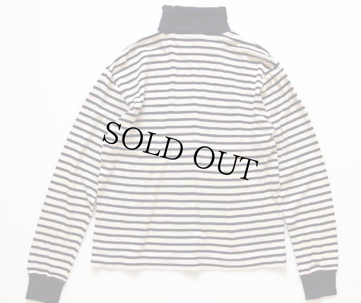 画像2: 90s POLO SPORTポロ スポーツ ラルフローレン ボーダー タートルネック カットソー (2)