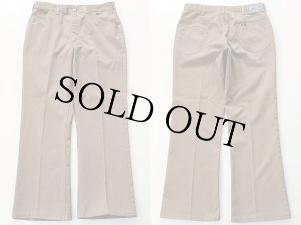 70s USA製 Leeリー ピケパンツ 茶 w32 - Sixpacjoe Web Shop