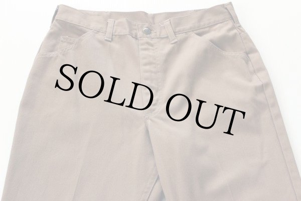 70s USA製 Leeリー ピケパンツ 茶 w32 - Sixpacjoe Web Shop