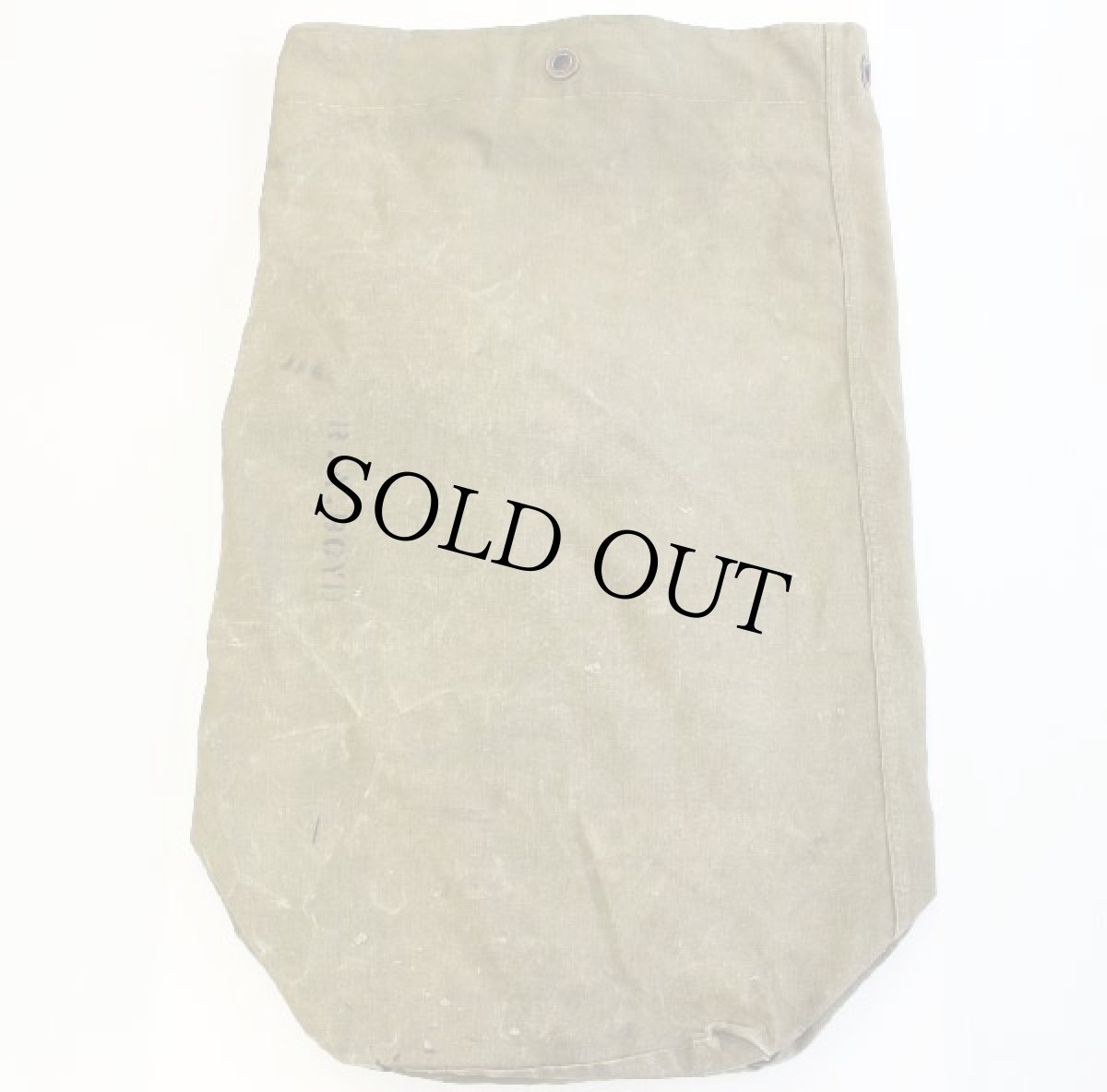 画像2: 40s 米軍 U.S.N. ステンシル ダッフルバッグ オリーブドラブ (2)