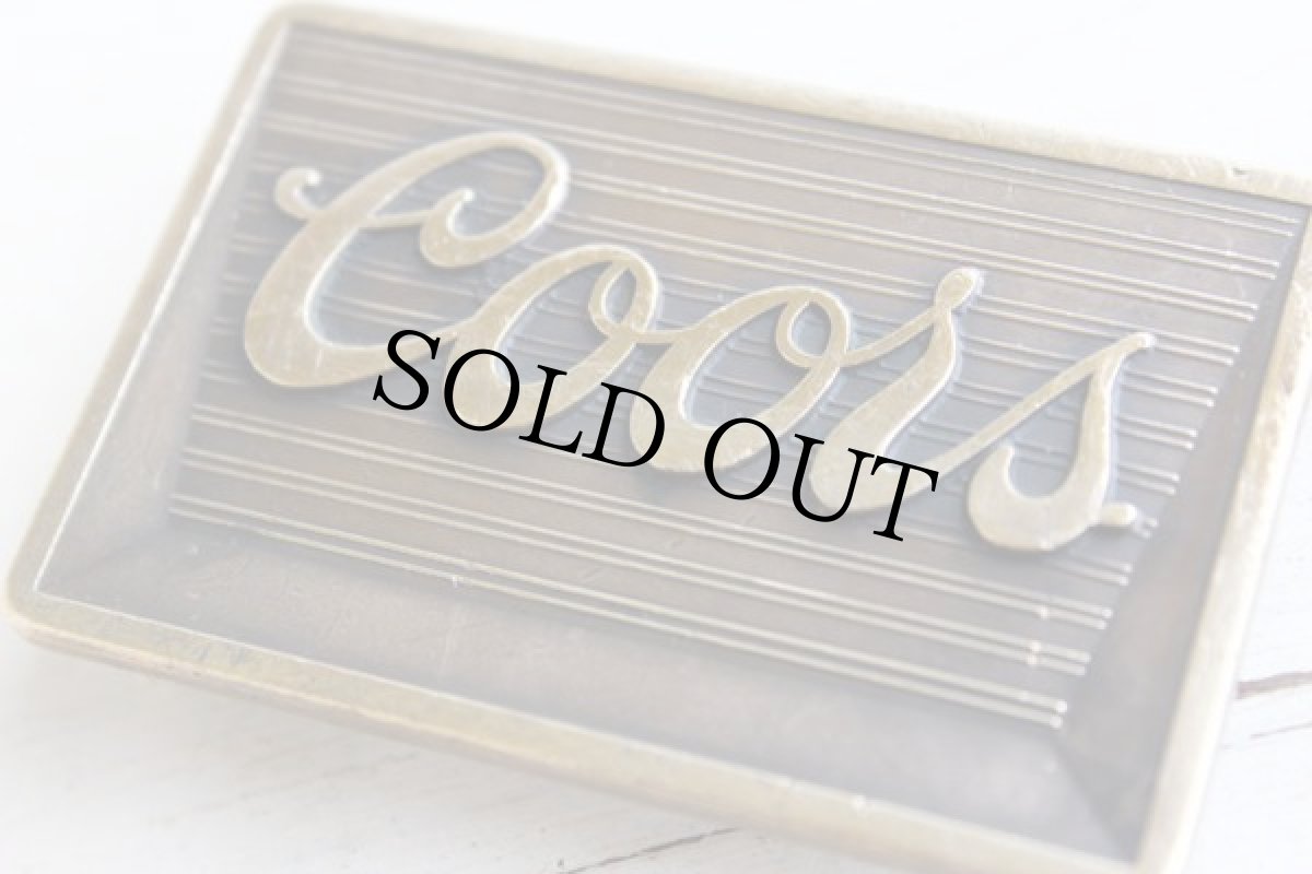 画像3: Coors ロゴ バックル (3)