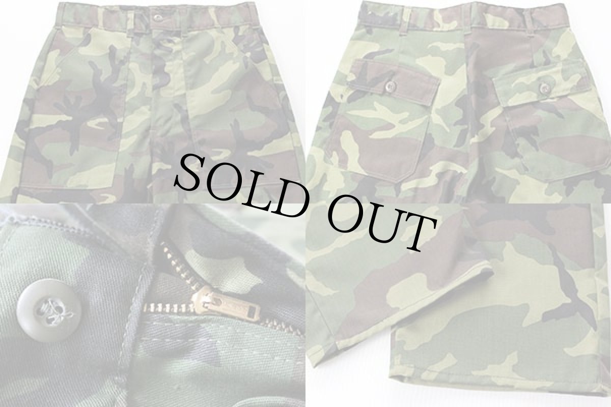 画像3: デッドストック★70s ウッドランドカモ ベイカーパンツ (3)