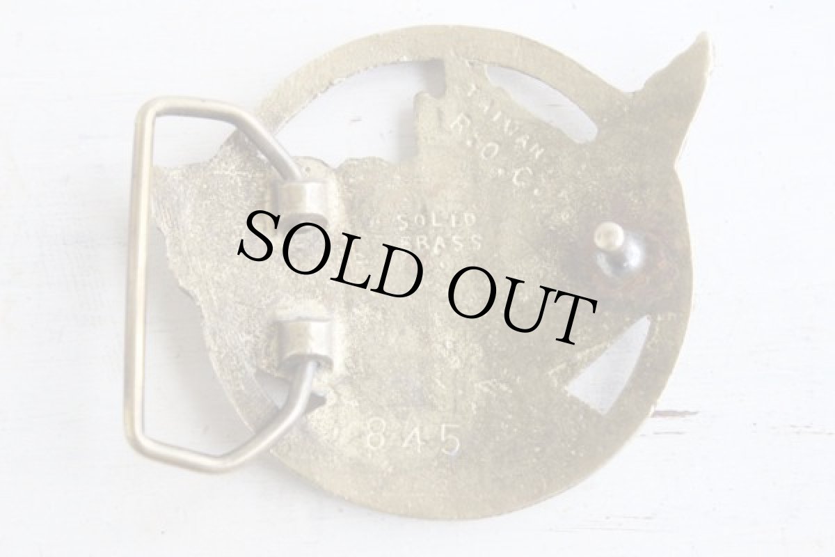 画像2: 70s Wings ブラス バックル (2)