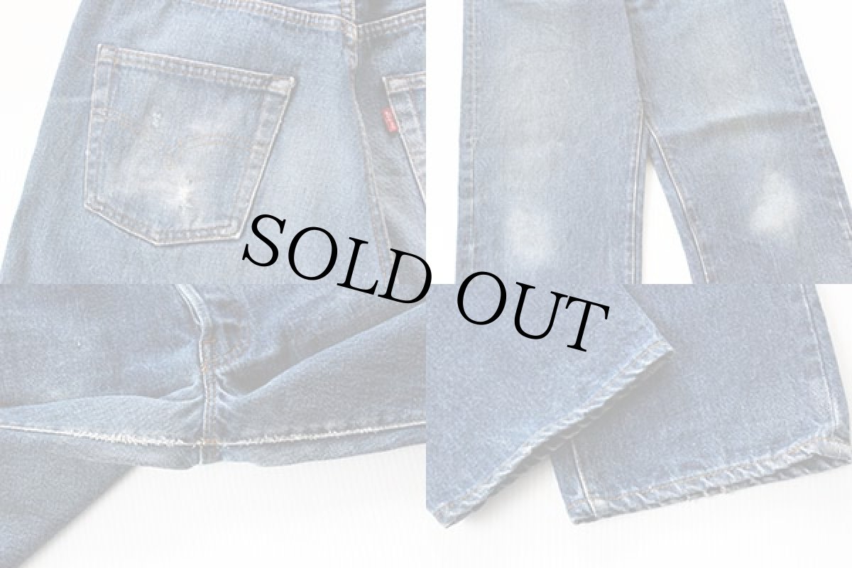 画像4: 80s USA製 Levi'sリーバイス 501 黒カン デニムパンツ w32 L32 (4)