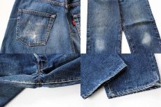 画像4: 80s USA製 Levi'sリーバイス 501 黒カン デニムパンツ w32 L32 (4)