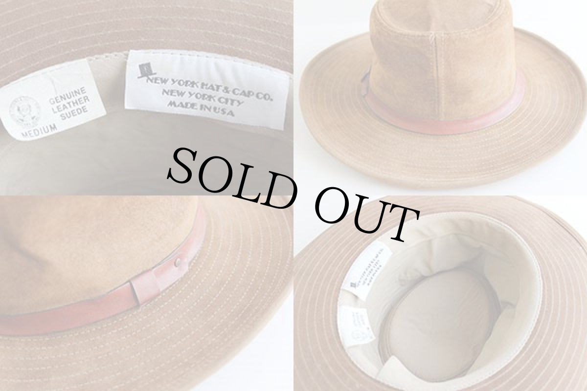 画像3: USA製 NEW YORK HAT スエードレザーハット M (3)