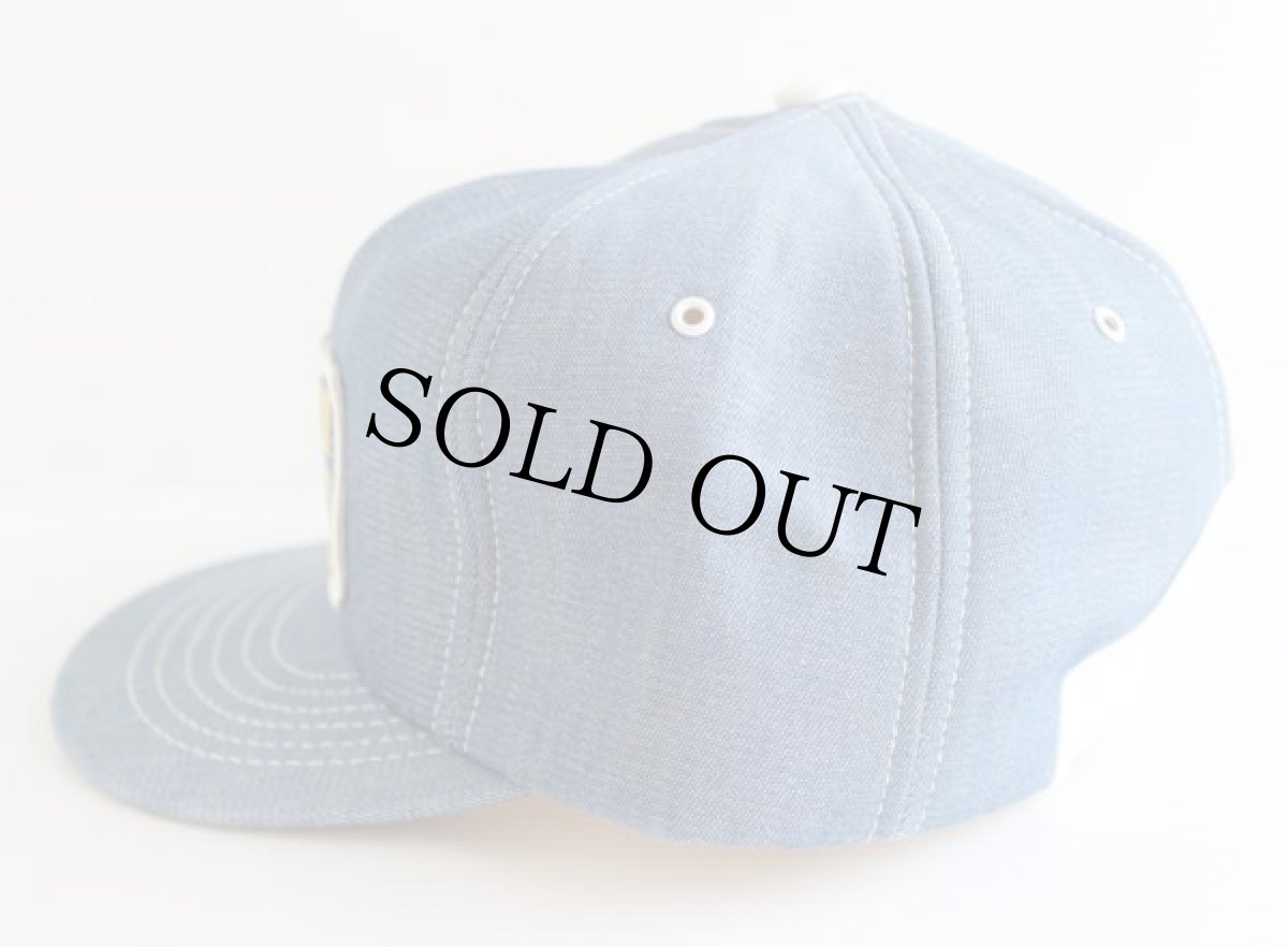 画像2: 80s USA製 Swingster WEIL McLAIN パッチ付き シャンブレーキャップ (2)