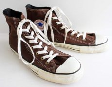 画像1: 90s USA製 CONVERSEコンバース ALL STARオールスター HI 茶 10 (1)