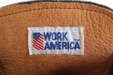 画像8: デッドストック★80s USA製 WORK AMERICA ポストマン チャッカブーツ 黒 9.5★レザーシューズ 革靴 (8)