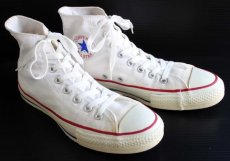 画像1: 90s USA製 CONVERSEコンバース ALL STARオールスター HI 白 7.5 (1)