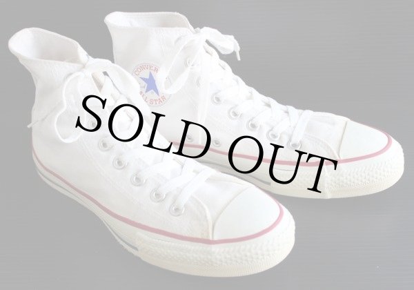90s USA製 CONVERSEコンバース ALL STARオールスター HI 白 7.5