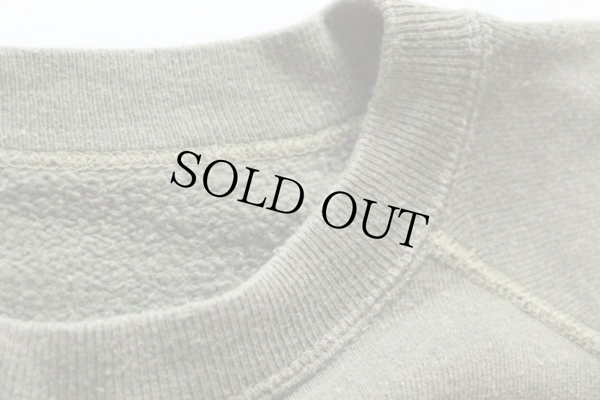 画像5: 60s フロッキープリント 半袖スウェット 緑 (5)