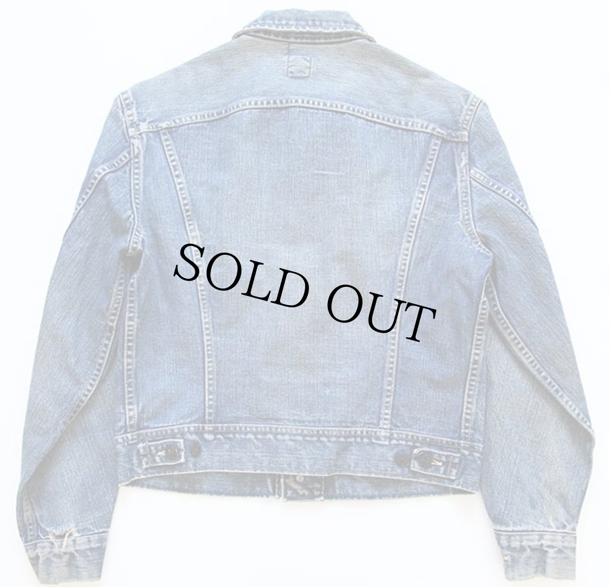 画像2: 60s USA製 Leeリー 101-J デニムジャケット 40R (2)