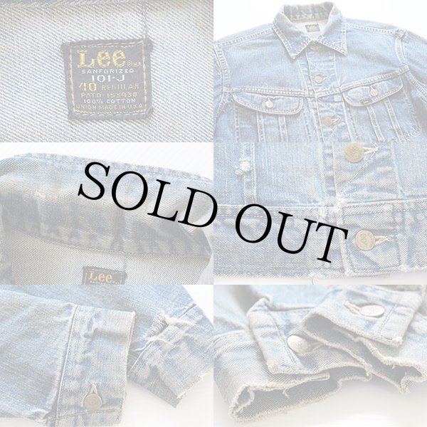 60s USA製 Leeリー 101-J デニムジャケット 40R - Sixpacjoe Web Shop