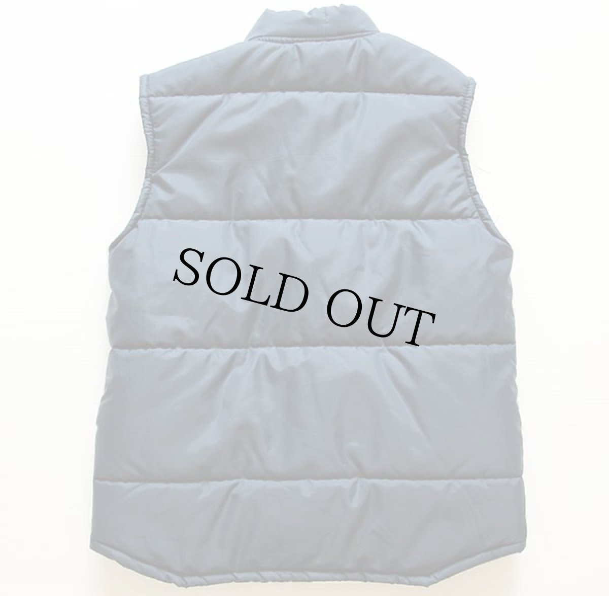 画像2: 80s USA製 Swingster HUBBARD パッチ付き 中綿入り レーシングベスト 紺 S (2)