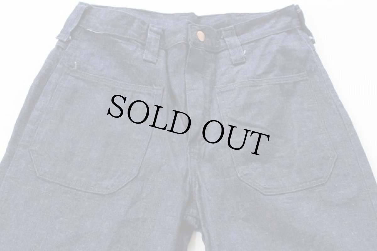 画像2: 70s USA製 Wranglerラングラー ベルボトム デニムパンツ w29 (2)