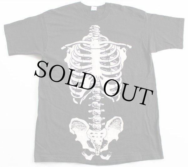 90s USA製 人体 骨格 スケルトン 両面プリント コットンTシャツ 90s USA製 人体 骨格 スケルトン 両面プリント コットンTシャツ