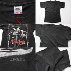 画像3: 90s USA製 Addams Familyアダムスファミリー コットンTシャツ 黒 M (3)