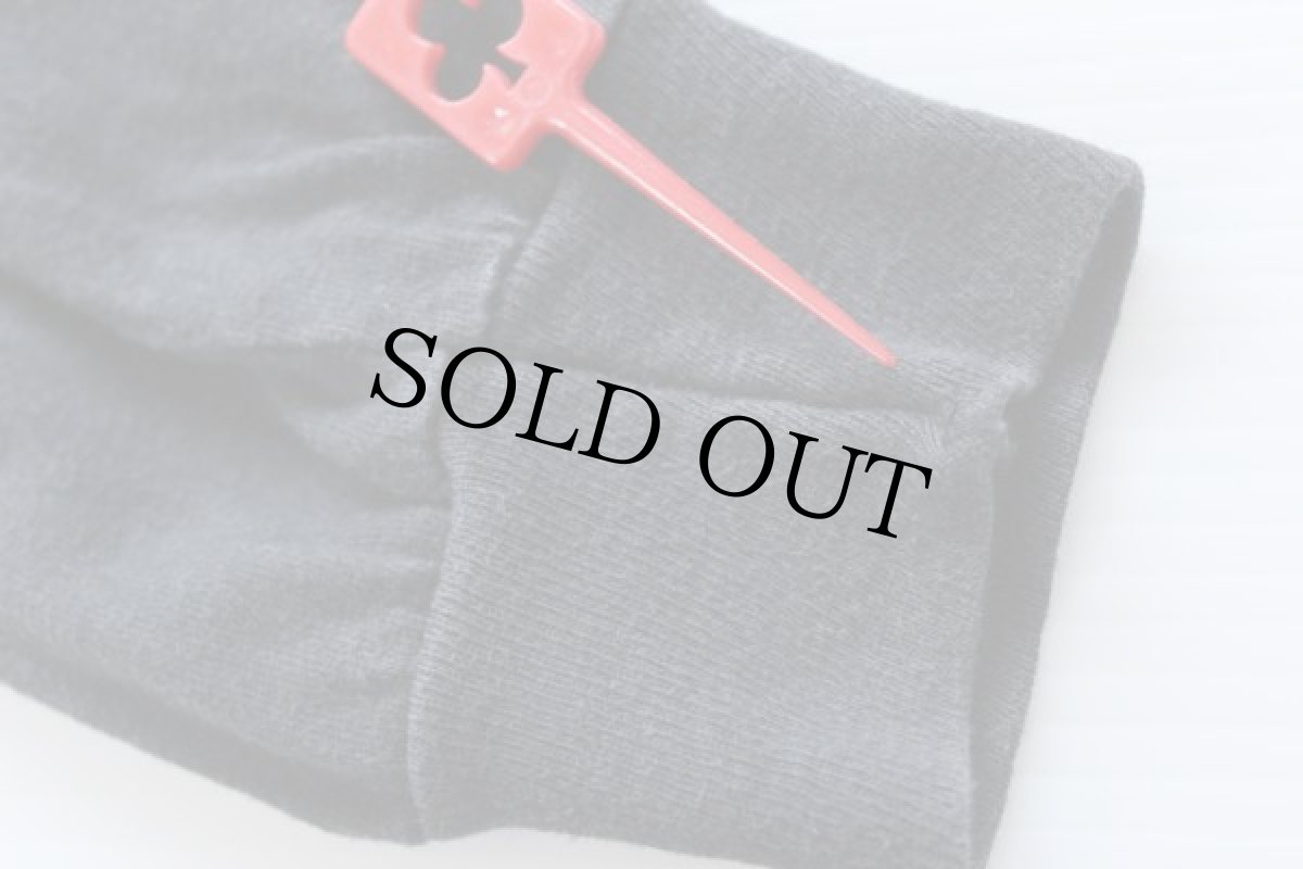 画像4: 80s USA製 Hanes HARLEY-DAVIDSON ハーレー ダビッドソン フレイムス コットン 長袖Tシャツ 黒 M★ファイヤーパターン (4)