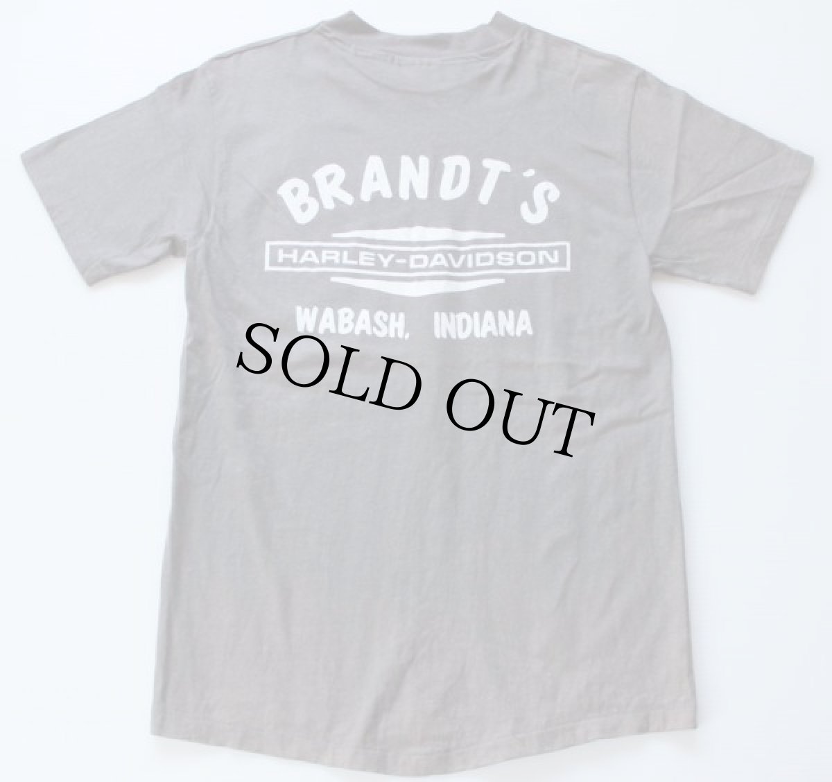 画像3: 80s USA製 Hanes HARLEY-DAVIDSON ハーレー ダビッドソン コットンTシャツ 炭黒 M (3)