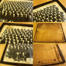 画像3: 40s 米軍 U.S.NAVY 額縁付き 集合写真 (3)