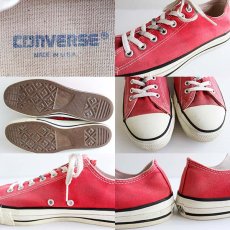 画像3: 90s USA製 CONVERSEコンバース ALL STARオールスター Low 赤 11 (3)