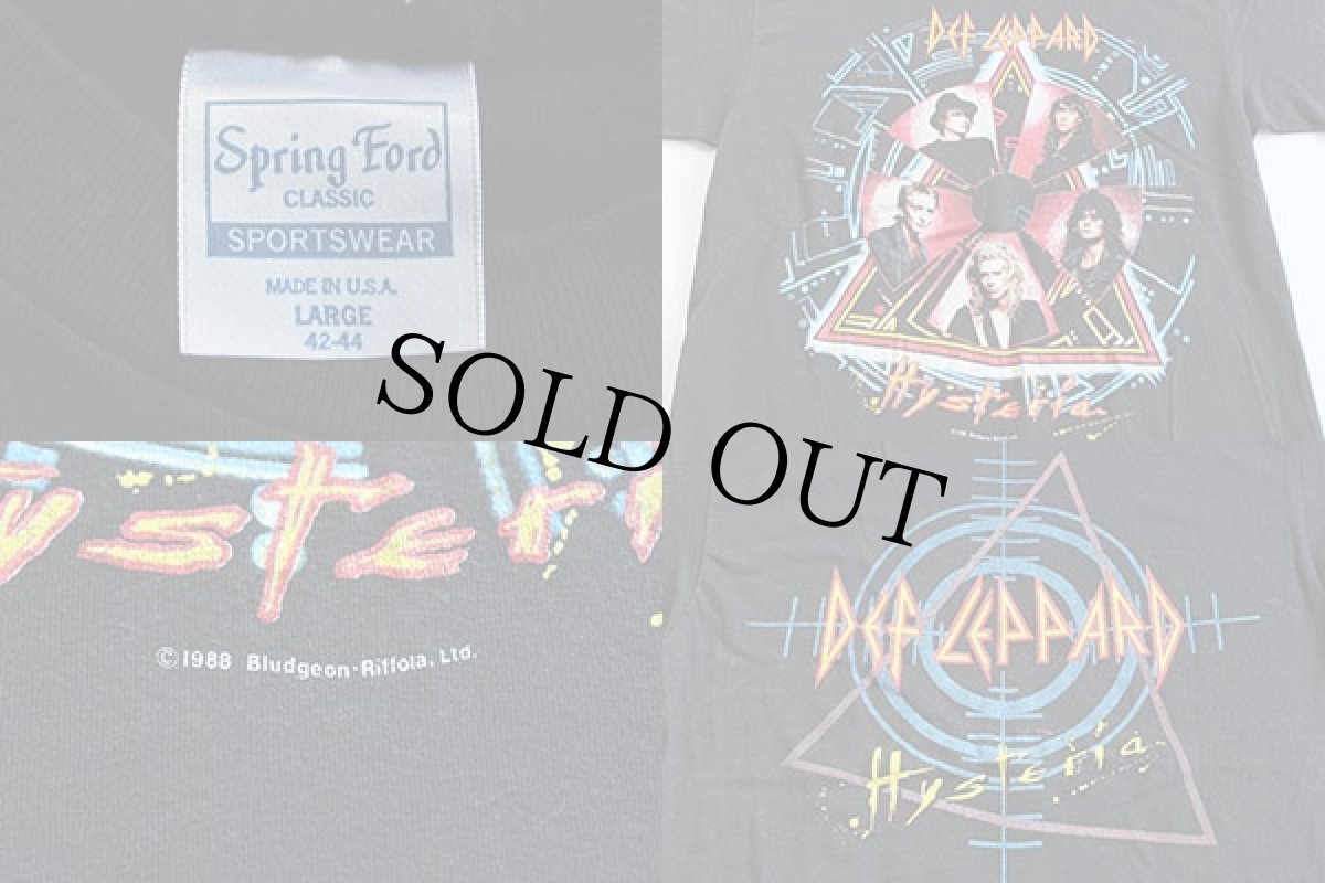 画像3: 80s USA製 DEF LEPPARDデフレパード Tシャツ L (3)