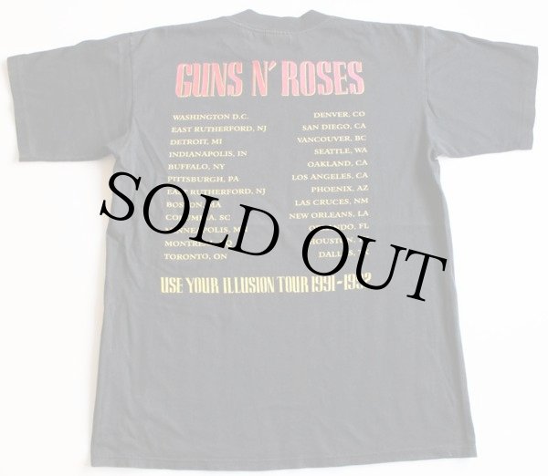 90s USA製 GUNS N' ROSESガンズアンドローゼズ USE YOUR ILLUSION TOUR