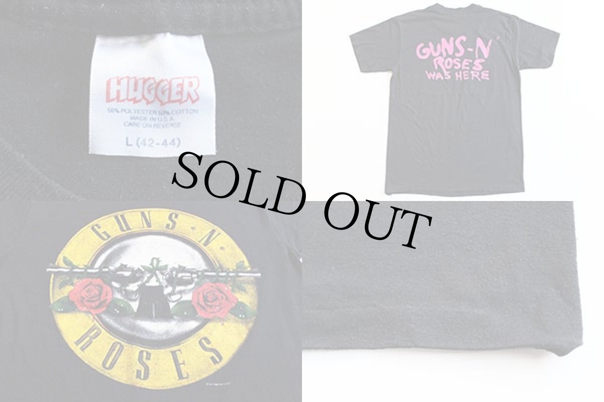 画像4: 80s USA製 GUNS N' ROSESガンズアンドローゼズ Tシャツ L (4)