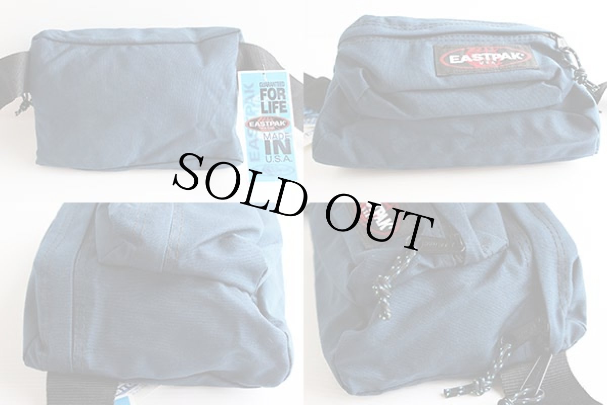 画像2: デッドストック★90s USA製 EASTPAKイーストパック CASCADE FANNY PAK ウエストバッグ 紺 (2)