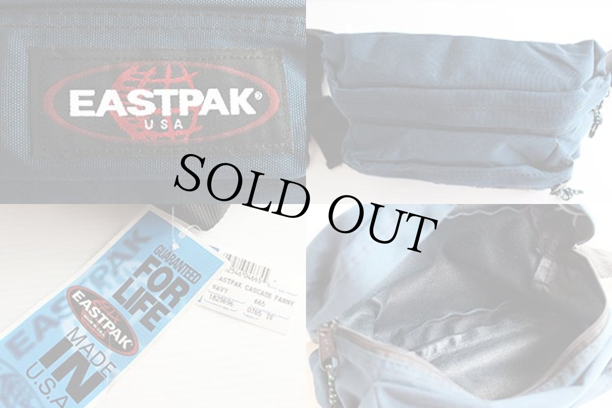 画像3: デッドストック★90s USA製 EASTPAKイーストパック CASCADE FANNY PAK ウエストバッグ 紺 (3)