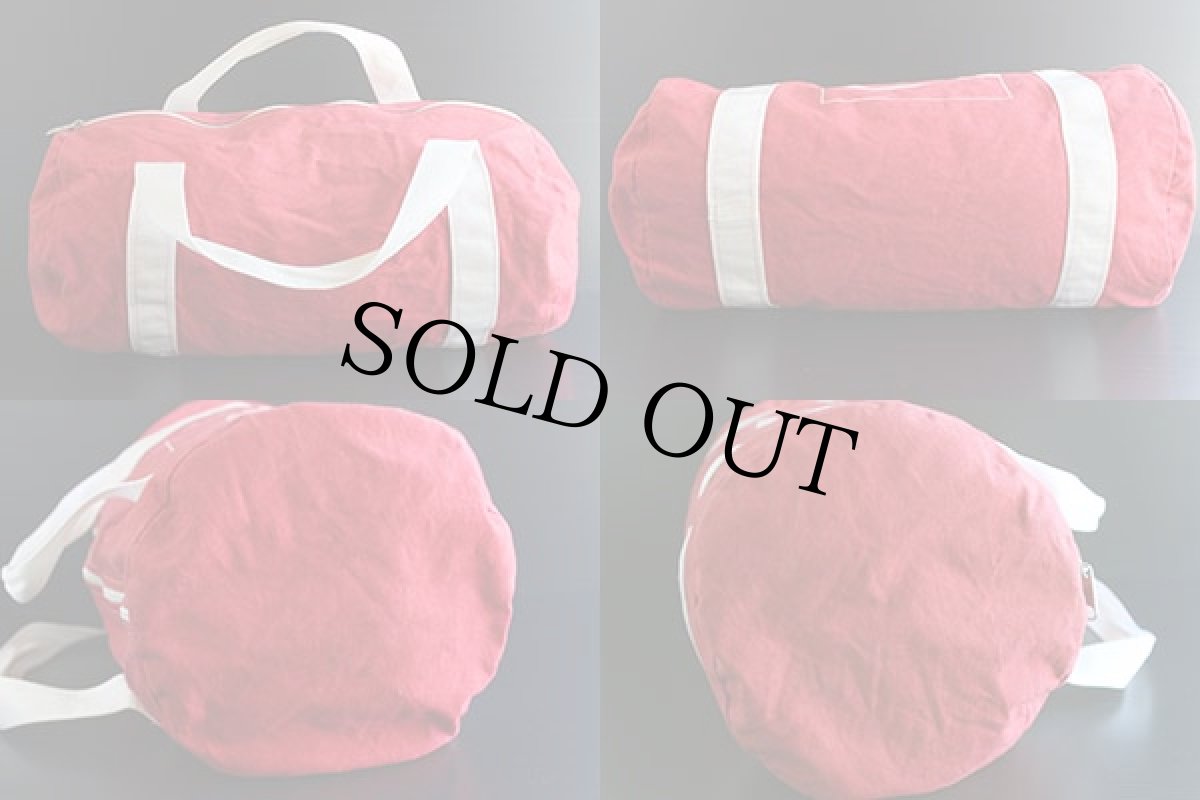 画像3: 80s Coca-Colaコカコーラ ロゴ キャンバス ダッフルバッグ (3)