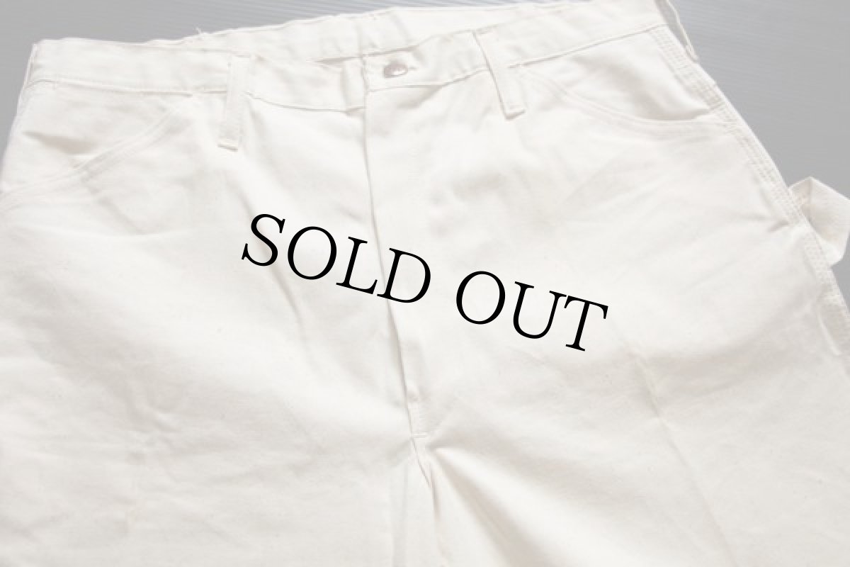 画像2: デッドストック★80s WASHINGTON DEE CEE ペインターパンツ 生成り (2)