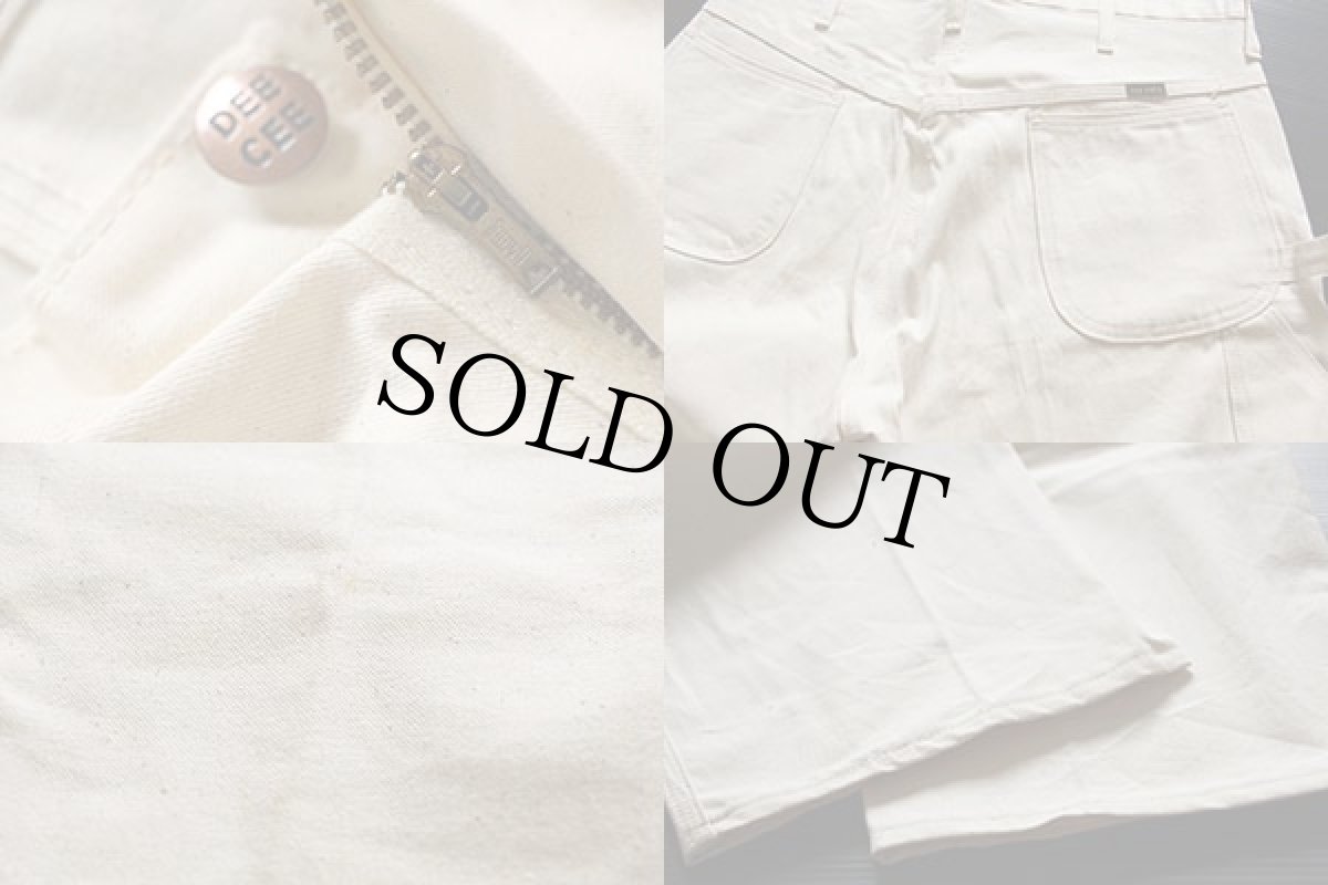 画像3: デッドストック★80s WASHINGTON DEE CEE ペインターパンツ 生成り (3)