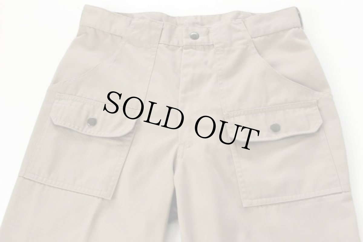 画像2: 80s Woolrichウールリッチ ブッシュパンツ タン 32 (2)