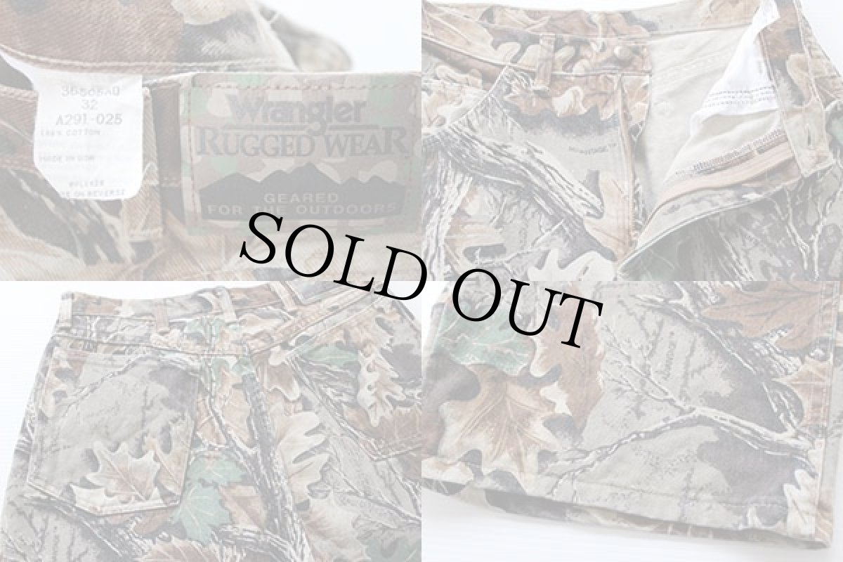 画像3: 90s USA製 Wranglerラングラー リアルツリーカモ ショートパンツ 32★ショーツ (3)