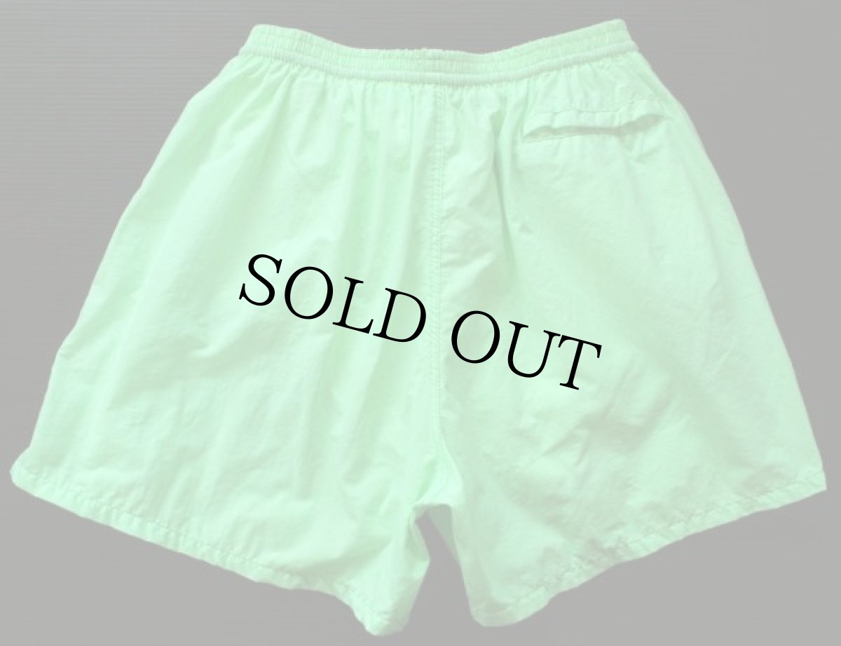 画像2: patagoniaパタゴニア ナイロン ショートパンツ 蛍光 黄緑★ショーツ (2)