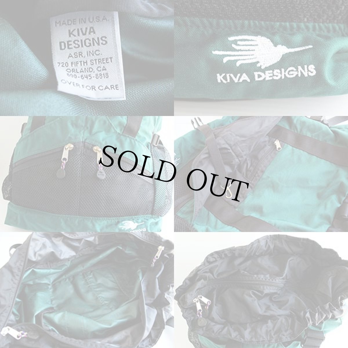 画像3: USA製 KIVA DESIGNS 2WAY ナイロンバッグ (3)