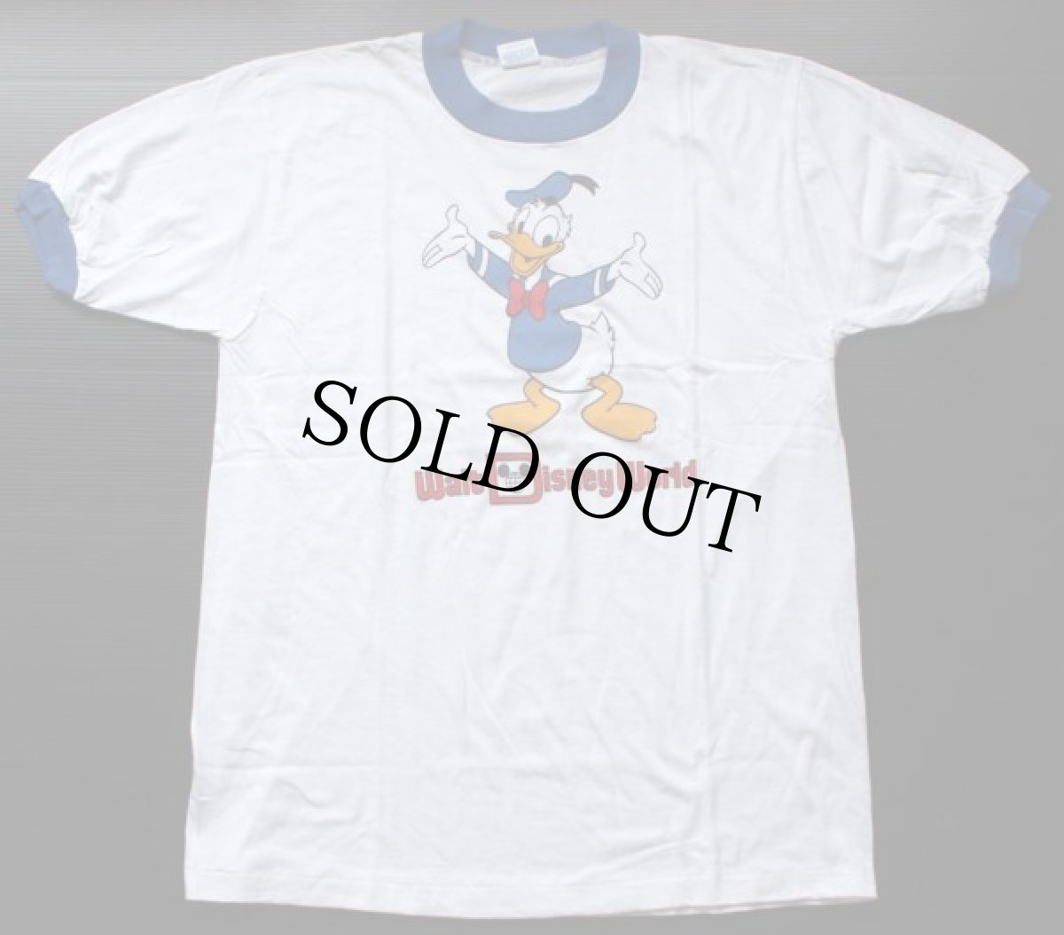 画像2: デッドストック★80s USA製 ドナルドダック リンガーTシャツ XL (2)
