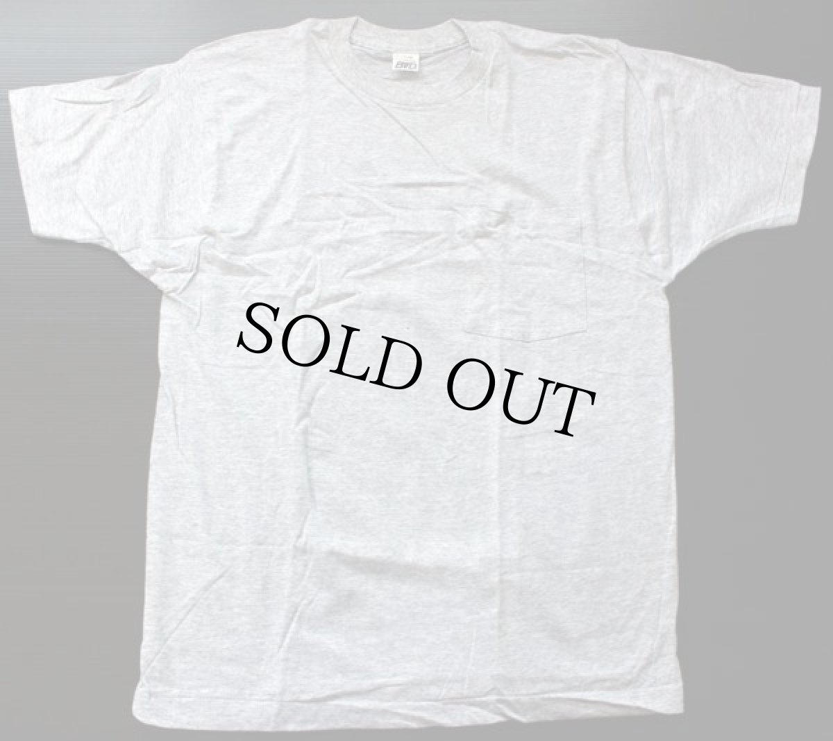 画像3: デッドストック★80s USA製 BVD ポケットTシャツ 杢グレー XL (3)