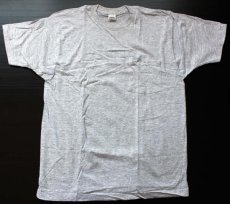 画像3: デッドストック★80s USA製 BVD ポケットTシャツ 杢グレー XL (3)
