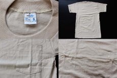 画像3: デッドストック★70s JCPenney コットン ポケットTシャツ ベージュ S (3)