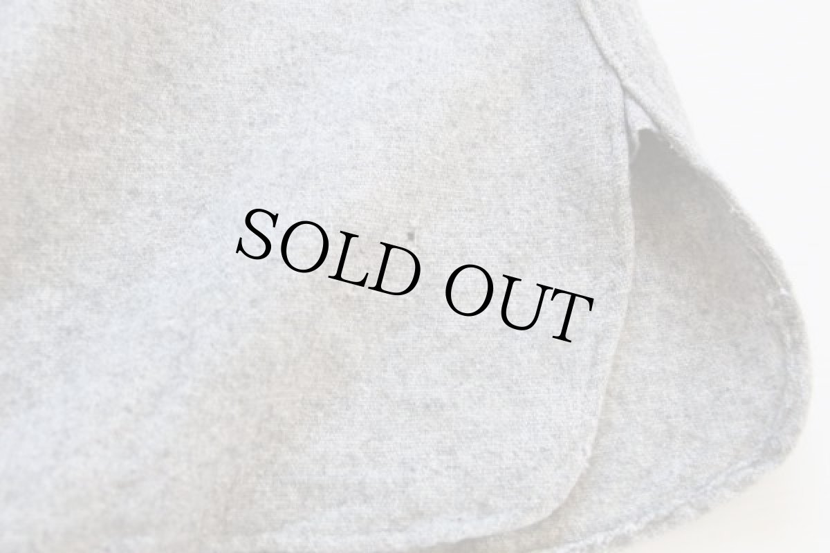 画像5: 40s フェルトパッチ ベースボールシャツ グレー (5)