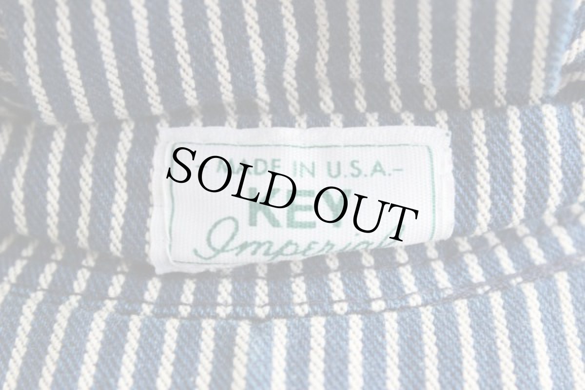 画像5: 70s USA製 KEY Imperial ヒッコリー ワークキャップ 60cm (5)